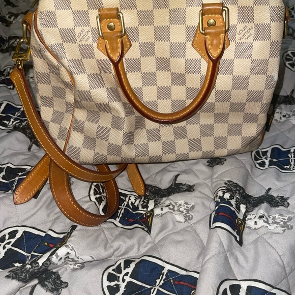Louis Vuitton Speedy Bandouliere 25 Damier Azur - Picture 4 of 9
